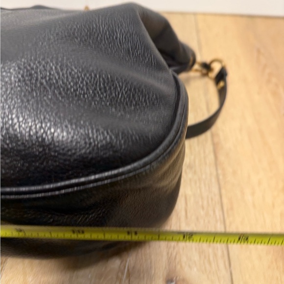 Marc by Marc Jacobs Too Hot Black Pebbled Leather Satchel Crossbody Bag - Picture 13 of 15